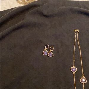 Earring and necklace set